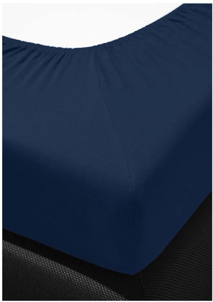 Bierbaum jersey plachta tm. modra - 140-160 x 200 cm