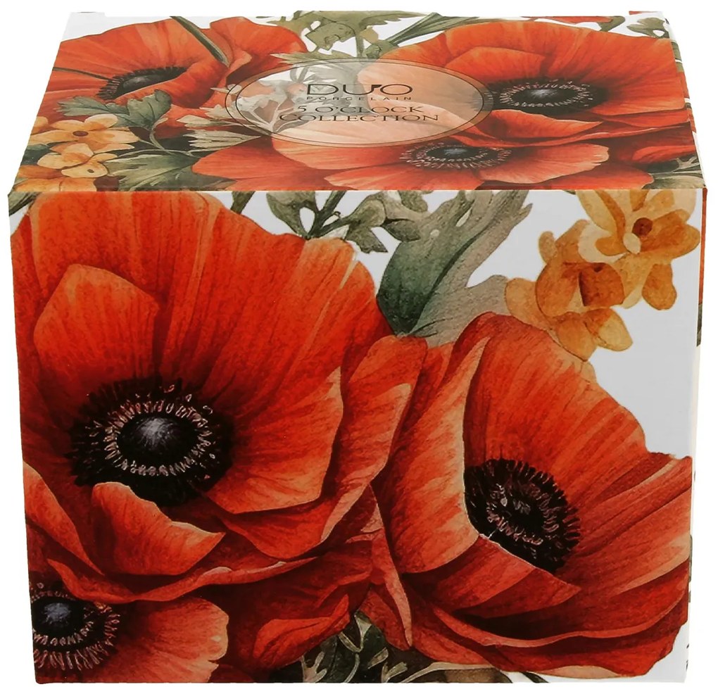 Porcelánový hrnček Poppies 430 ml