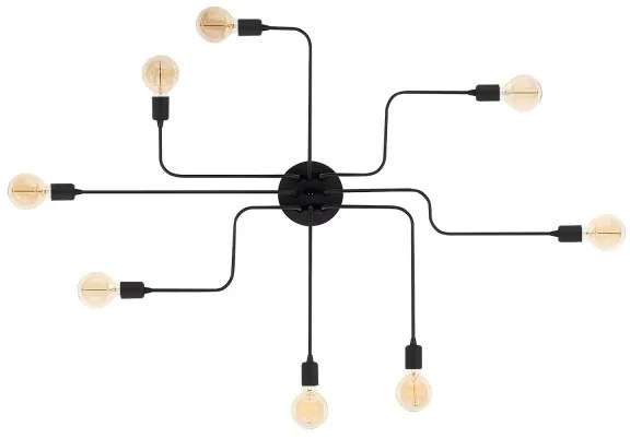 Prisadený luster TRUVA 8xE27/40W/230V
