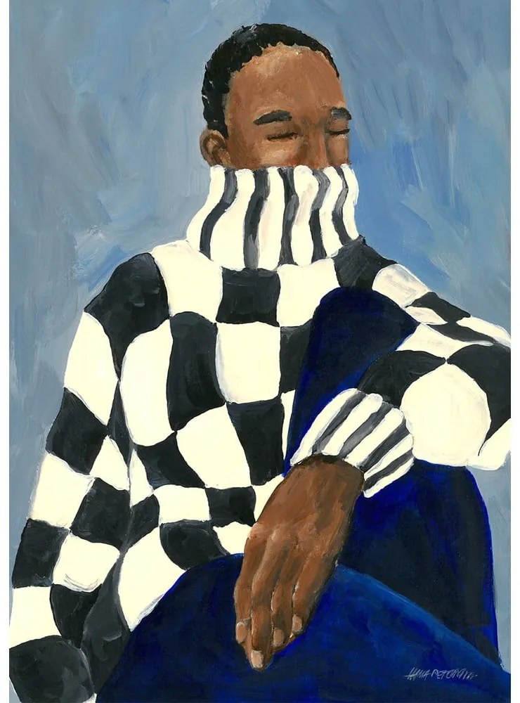 Plagát 50x70 cm Check – Hanna Peterson – The Poster Club