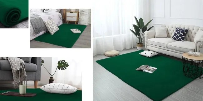 Protišmykový koberec RABBIT fľaškovo zelený