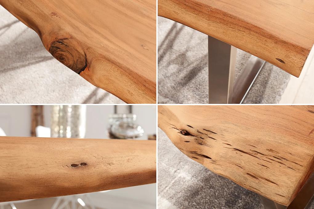 Jedálenský stôl Mammut 220x100cm Masív drevo Acacia