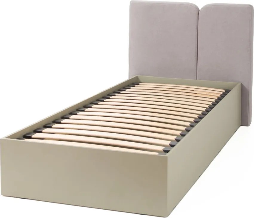 Posteľ Lucky 90x200 cm, eukalyptovo zelená