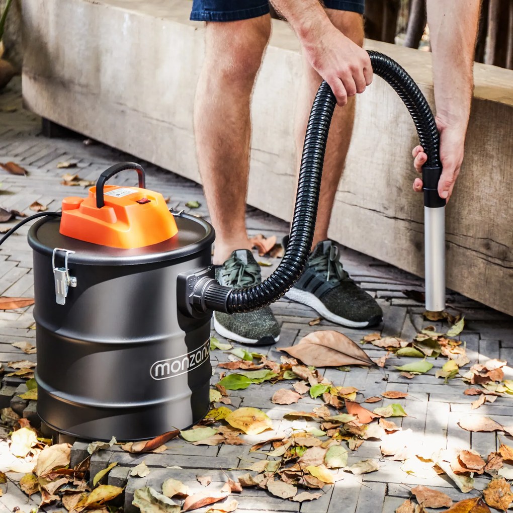 Vysávač na popol BENEDIKT, 1200 W, 18 kPa, čierna/oranžová Monzana