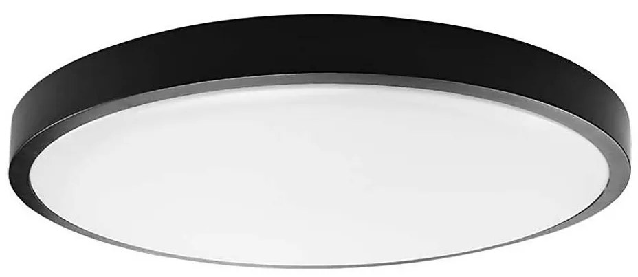 LED Kúpeľňové stropné svietidlo LED/36W/230V 4000K IP44 pr. 29,5 cm čierna