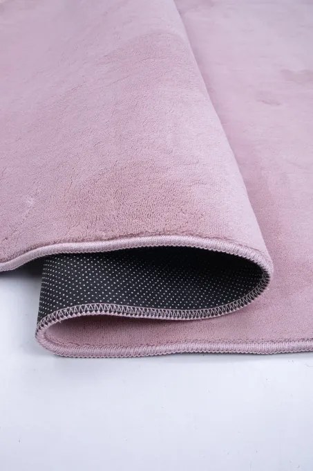 Protišmykový koberec PLUSH ružový