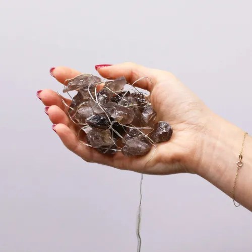 Turkish LED lamp mosaic - candle holder Citrine KEG LIVELY