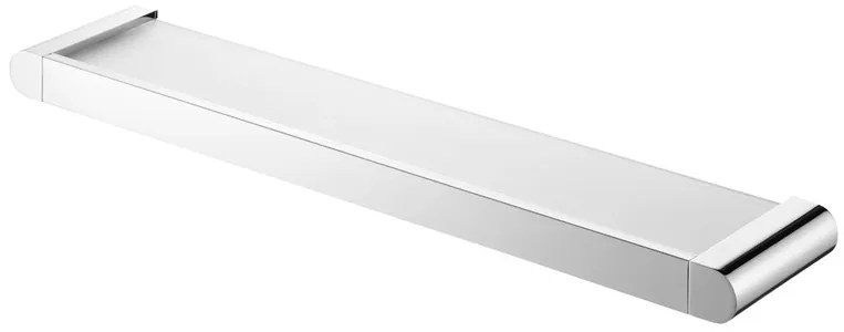 BISK Erga Futura, sklenená polička 540 mm, chrómová, ERG-02985