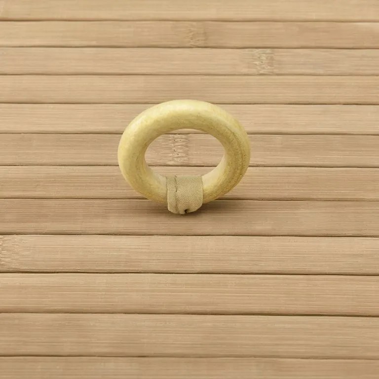 Bambusový kôš na bielizeň okrúhly 55 l s vekom a vakom