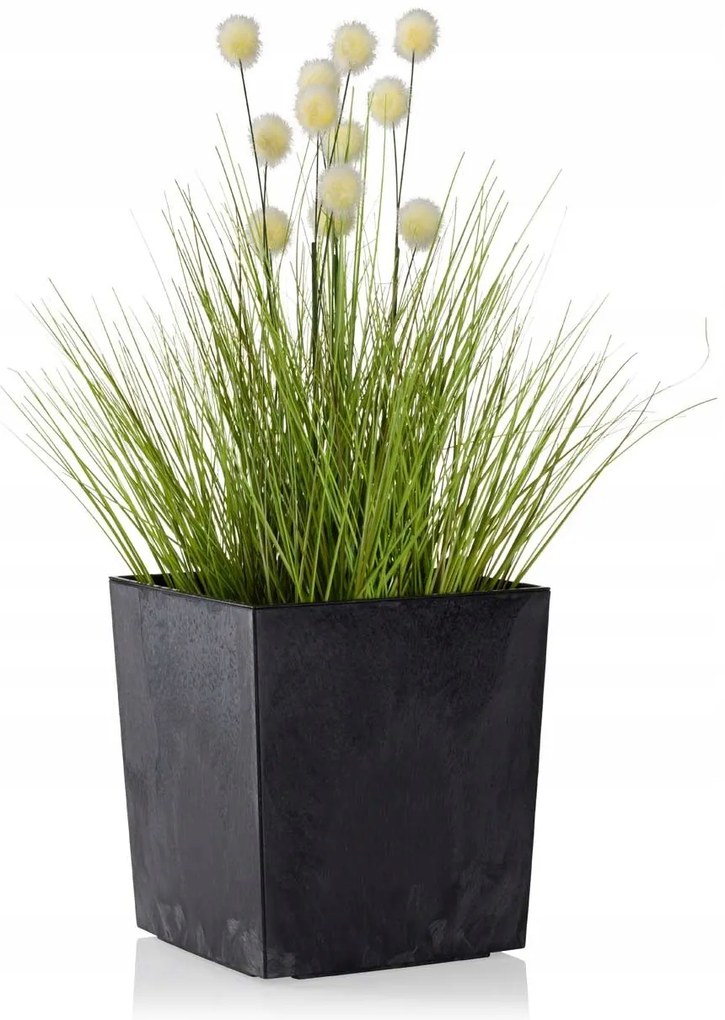 Kvetináč Flore 19x19 cm čierny betón