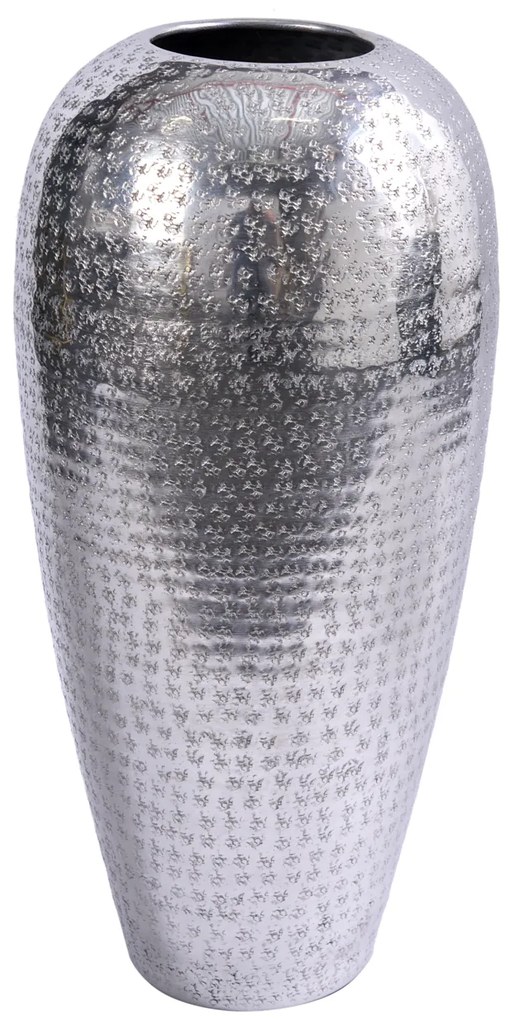 Váza Arga Orient 50cm strieborná