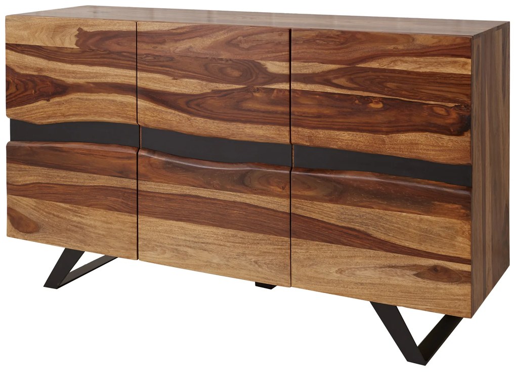 Komoda Amazonas 150 cm Sheesham Prirodná Hrana