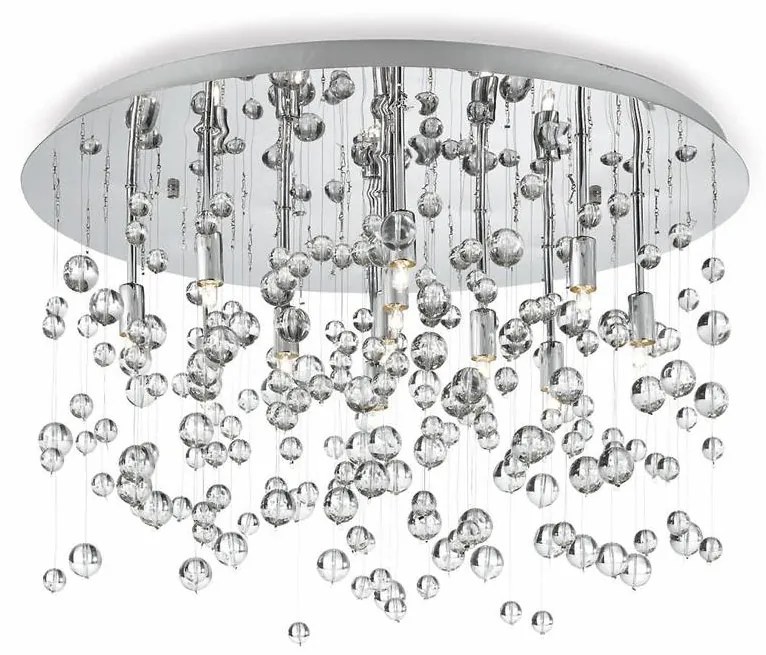 Ideal Lux - LED Stropné svietidlo NEVE 8xG9/3W/230V pr. 40,5 cm chróm