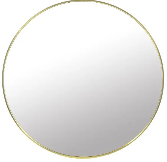 TRENDIE Zrkadlo 80 cm so zlatým rámom