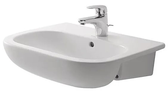Duravit 339550000 - Zápustné umývadlo D-CODE 55x44 cm keramika/lesklé biele