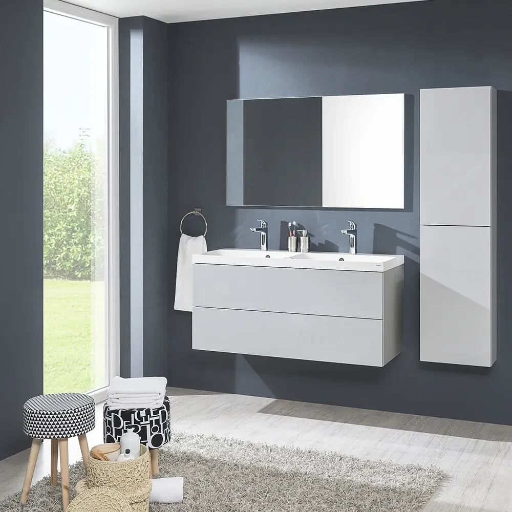 Mereo, Mereo Aira, kúpeľňová skrinka 121 cm, Multidecor, Dub Wotan, MER-CN793SDWOT