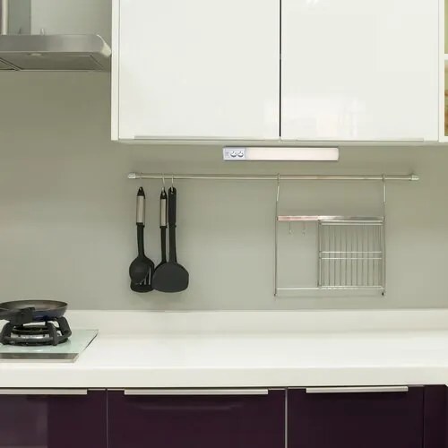 Rabalux BATH 2E LED podlinkové svietidlo s vypínačom a 2x zásuvkou, 70 cm