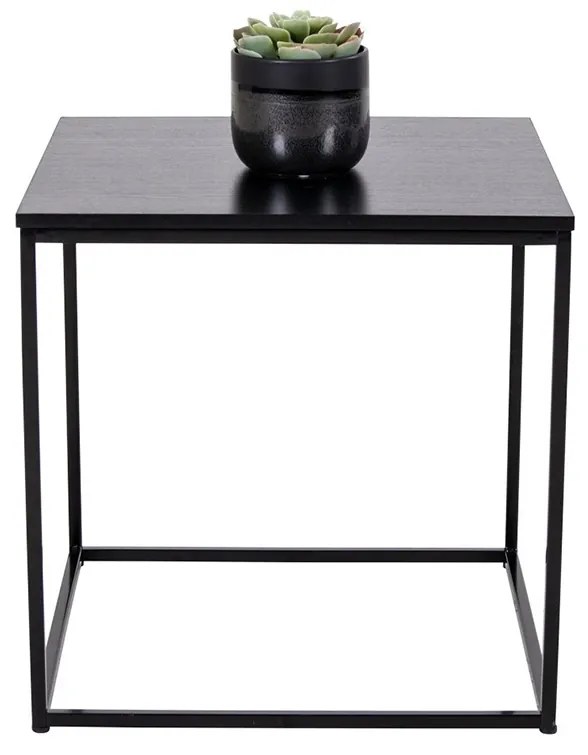 Čierny Stolík Vita 45 × 45 × 45 cm HOUSE NORDIC