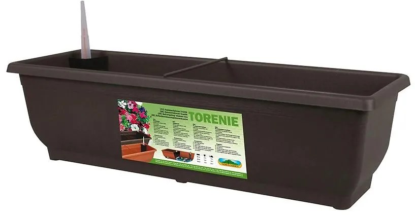 Kvetináč samozavlažovací Torenie 60 cm/hnedý