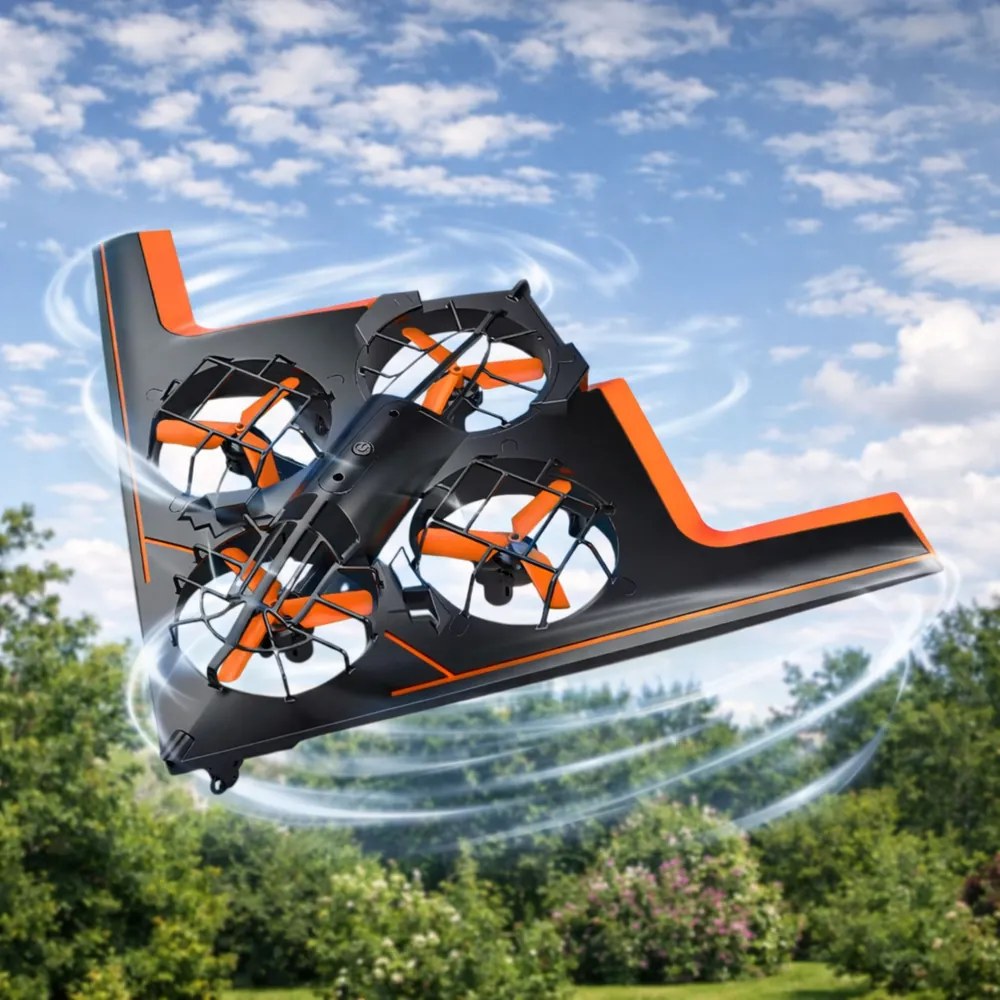 LEAN Toys Dron na diaľkové ovládanie RC kvadrokoptéra LED svetlá ovládanie cez aplikáciu