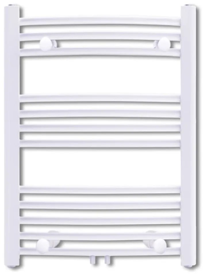 Rebríkový radiátor na centrálne vykurovanie, zaoblený 500x764 mm