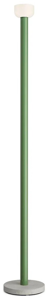 FLOS Bellhop stojaca LED lampa, zelená