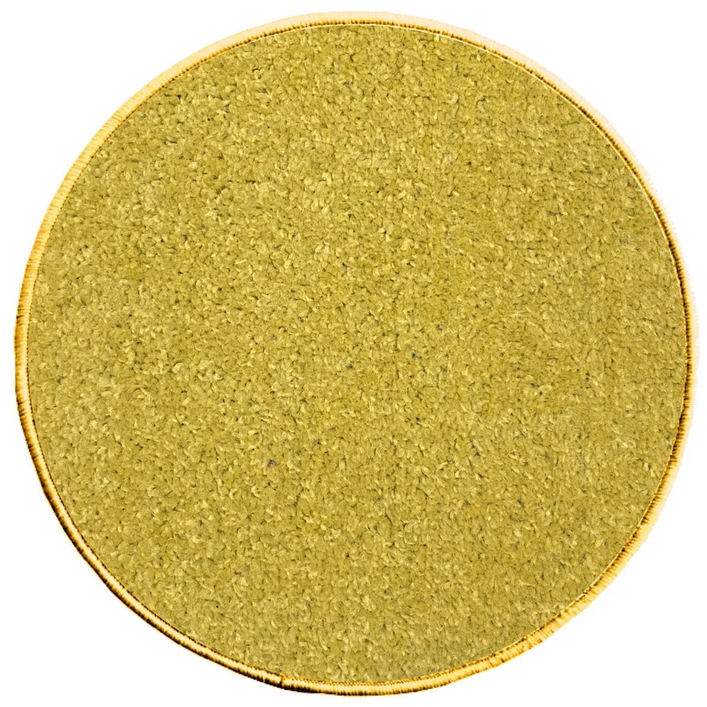 Betap koberce Kusový koberec Eton 2019-502 žltý kruh - 57x57 (priemer) kruh