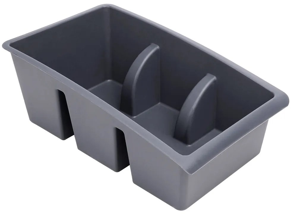 VILDE Organizér na korenie vo vrecúškach, VILDE, sivý, 25 x 15 x 9 cm