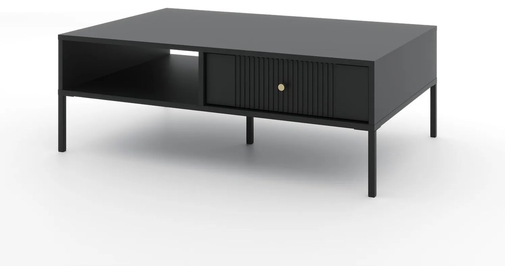 Konferenční stolek Iseo 104 cm černý
