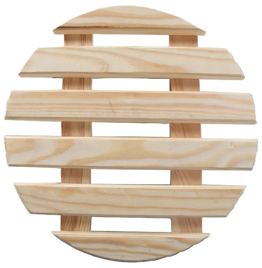 Drevený pojazdný podstavec pod kvetináč ø 29 cm (výška 8 cm) Indoor – Esschert Design