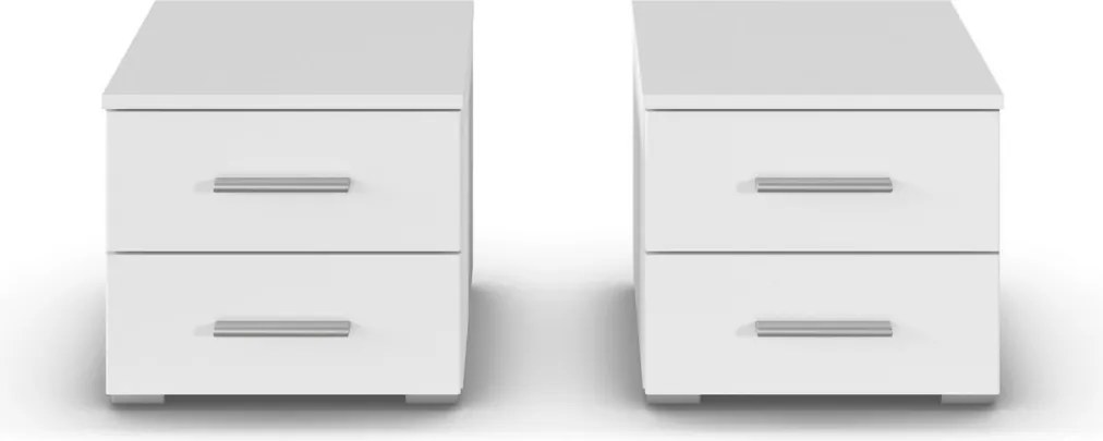 Set nočných stolíkov (2 ks) Isotta, biele