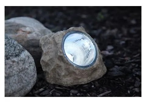 Vonkajšie solárne LED svietidlo Star Trading Stone, výška 11 m