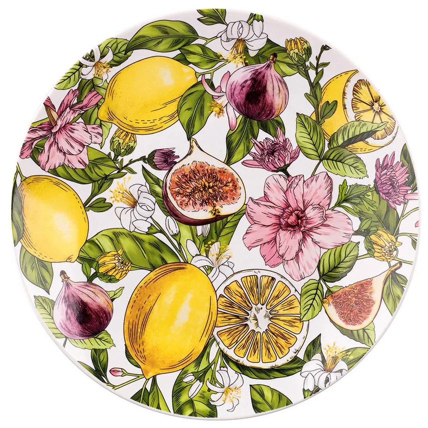 Altom Porcelánový dezertný tanier Lemon, 20 cm