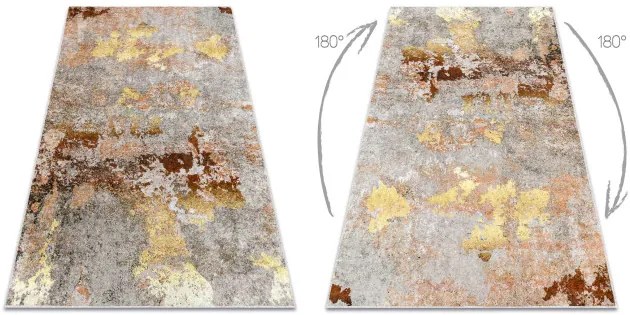 Koberec MIRO 51463.802 abstraktný, sivý / zlatý