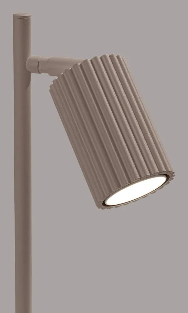 Taupe kovová stolová lampa (výška 43 cm) Gleam – Sollux