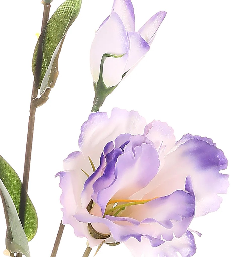 Autronic - Eustoma, umělá řezaná květina, barva fialová. - KU5004 PUR