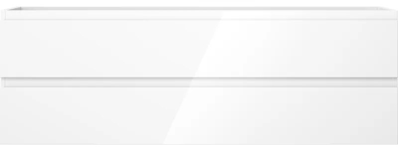 Mexen Orio, kúpeľňová skrinka pod umývadlo 140 cm, 2 zásuvky, biela lesklá, 91A10-14047-2-BFF00