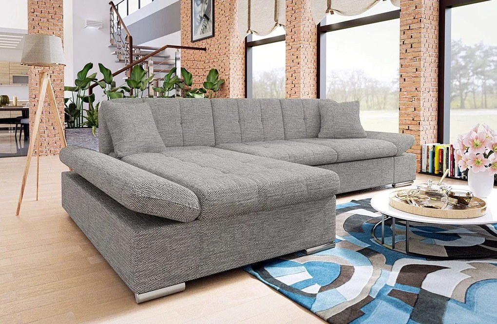 Sedacia súprava Laviva, Dostupné poťahy: Soft 011 (čierna) ekokoža + Soul 17, Strana: ľavá