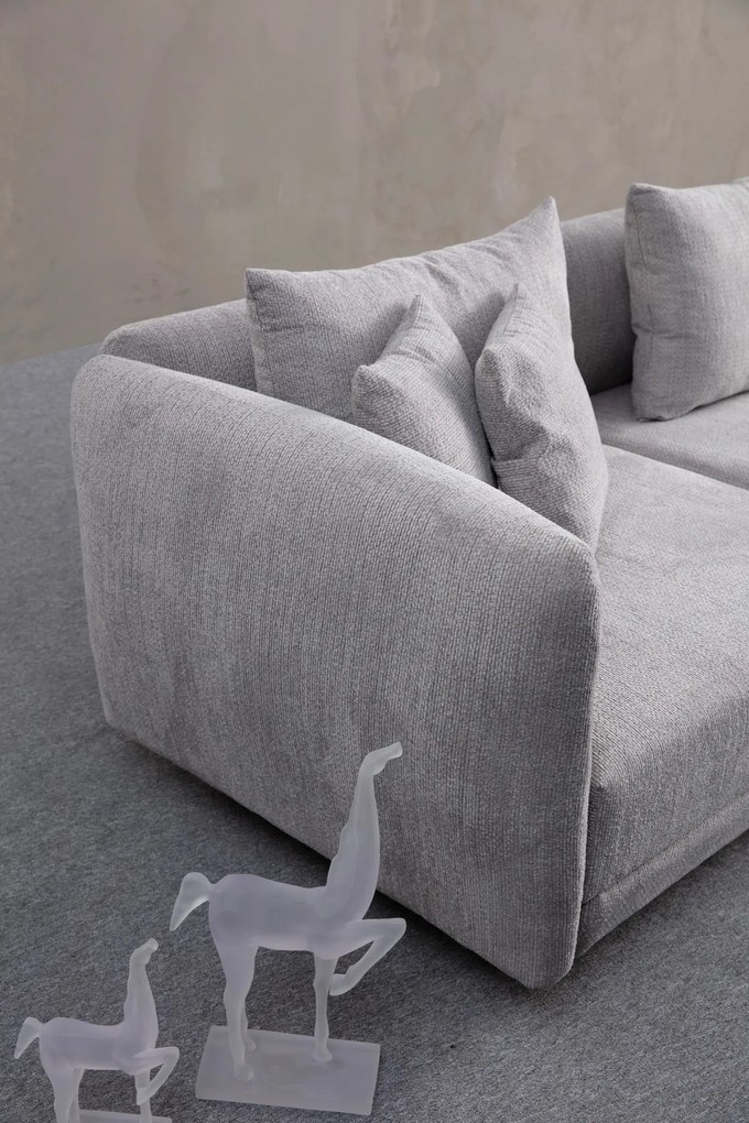Štýlová rohová pohovka Floransa Grey