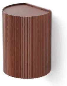 FARO 40529 - Nástenné svietidlo SOLE 1xGU10/8W/230V tehlová vrúbkovaná zaokrúhlený