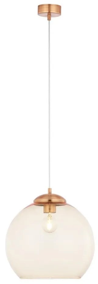 Jupiter 1831 - ASTI - Luster na lanku ASTI 1xE27/60W/230V medená