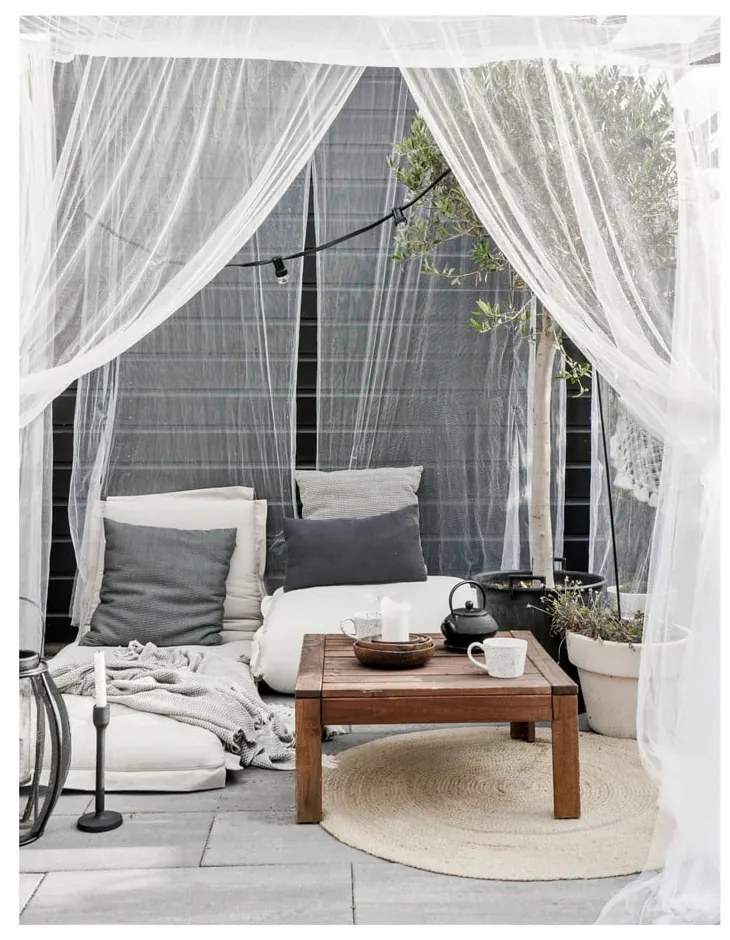 Béžový variabilný futón vhodný do exteriéru Karup Design OUT™ Sit&amp;Sleep Beige