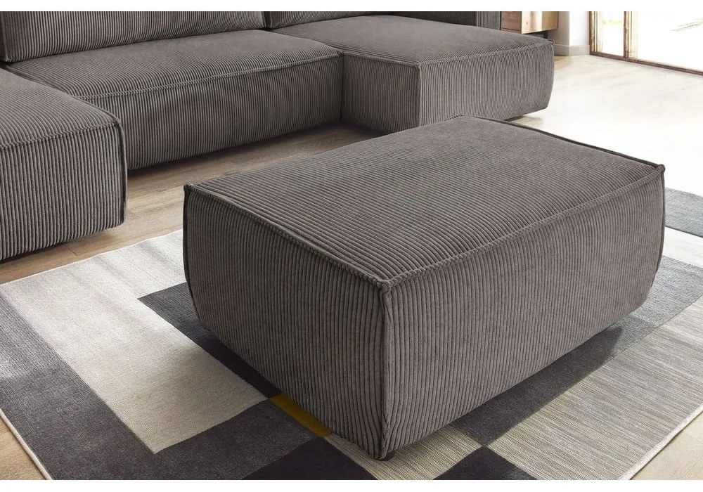 Taupe menčestrová podnožka Nihad – Bobochic Paris