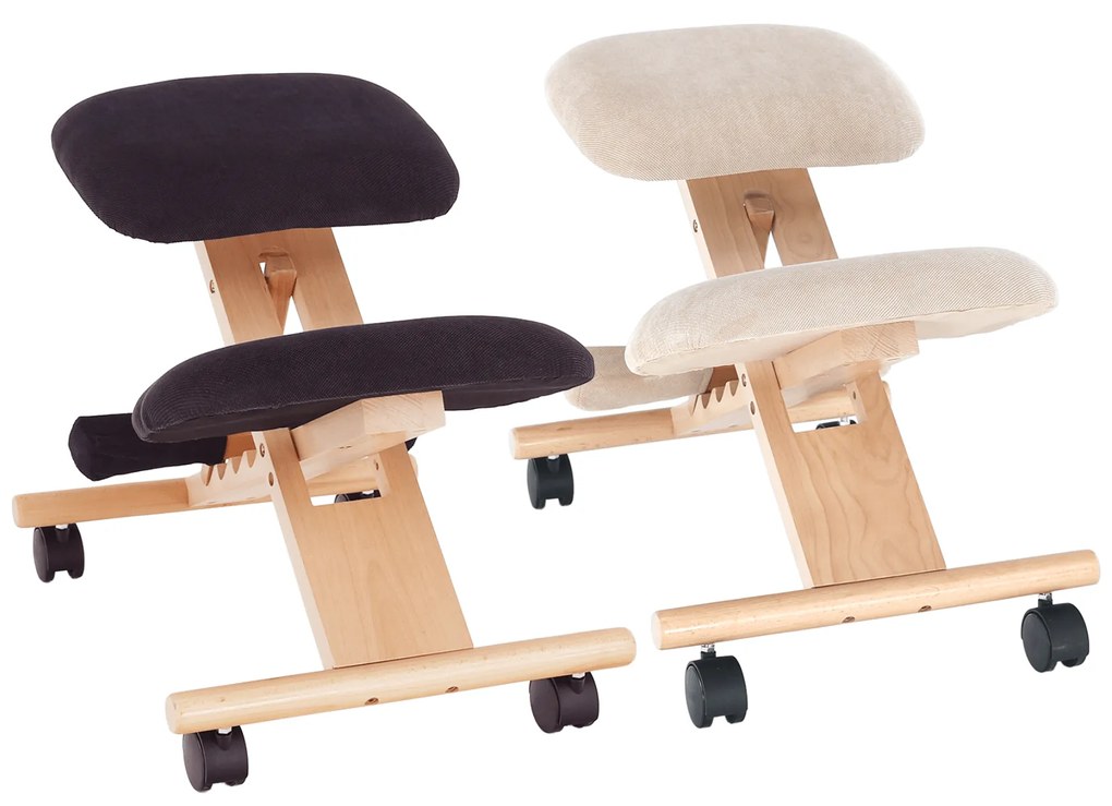 Ergonomická kľakačka Gloire (čierna + buk). Vlastná spoľahlivá doprava až k Vám domov. 1028728