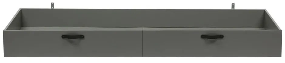 Sivá zásuvka pod posteľ Morris – WOOOD