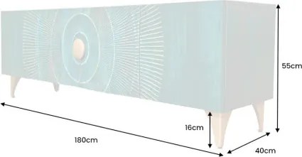 TV-skrinka 48525 Bailey 180cm Drevo Mango - Komfort-nábytok