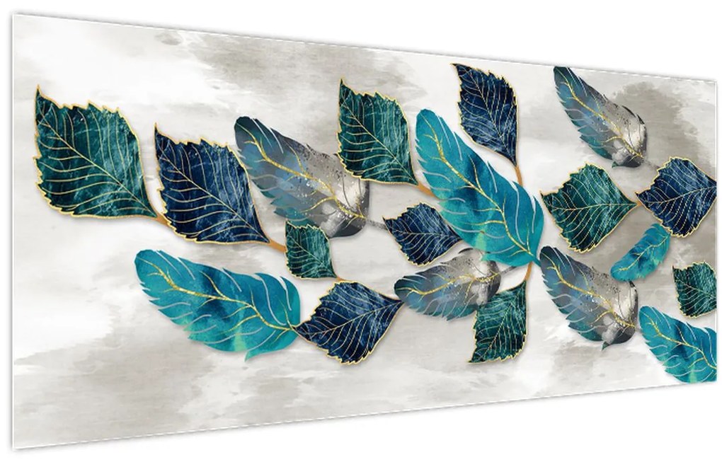 Obraz - Ilustrácie peria (120x50 cm)