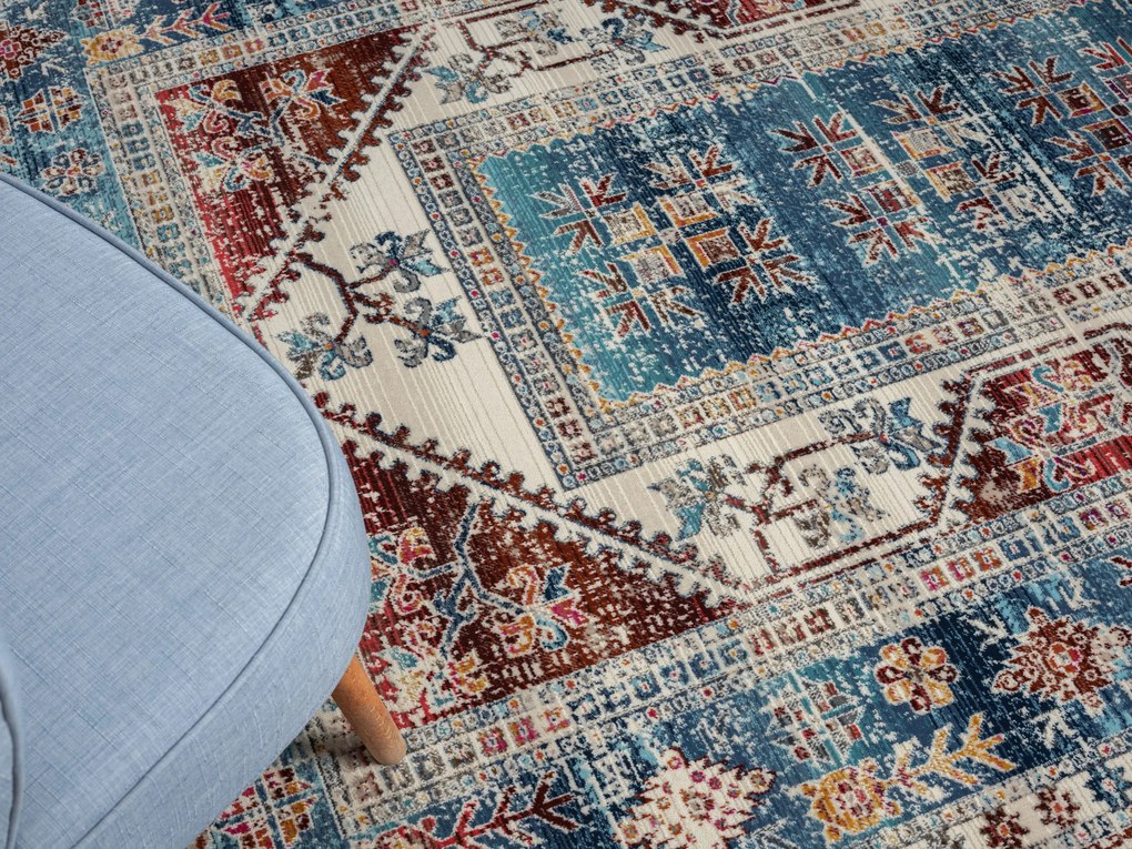 Kusový koberec Elfi 1 CA40001 blau, 170x240, viacfarebná, chodba / predsieň, My Flair