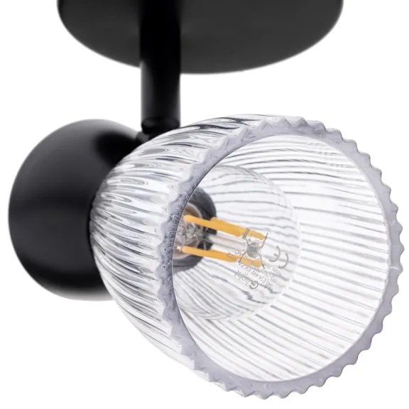 Bodové svietidlo BEST 1xE14/40W/230V čierna