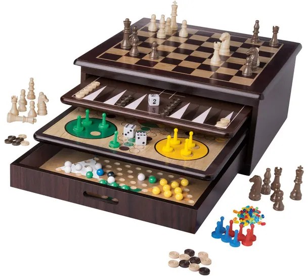 Playtive Spoločenské hry 10 v 1 (100355571)